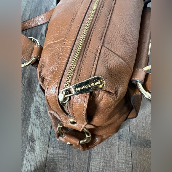 Michael Kors Cognac Fulton Satchel - Picture 9 of 10